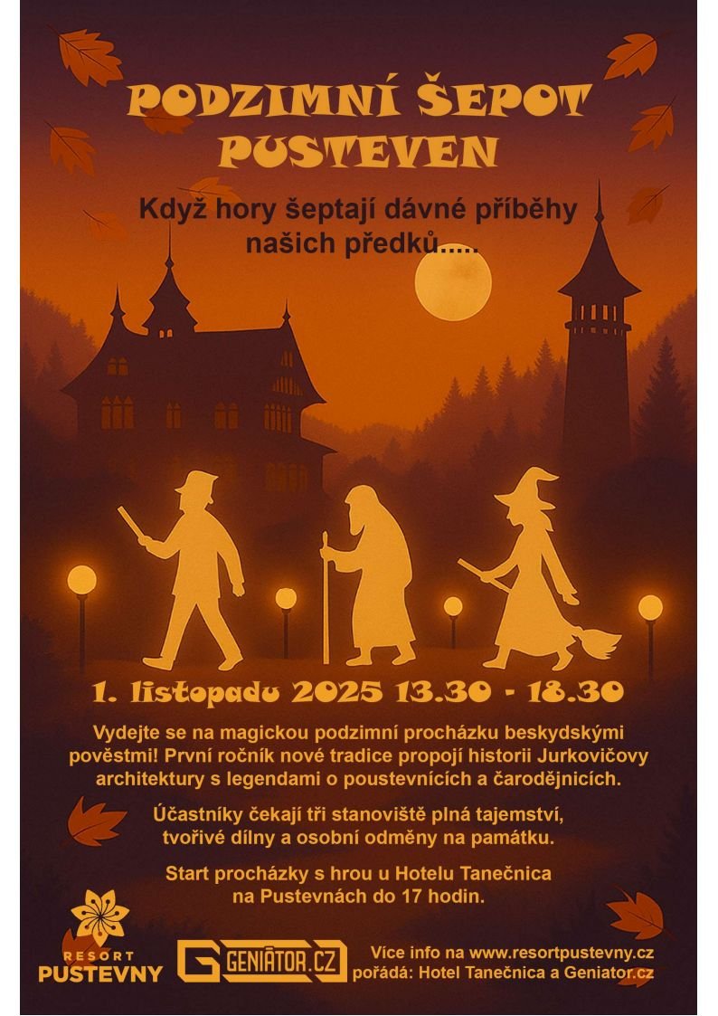 Podzimní šepot Pusteven