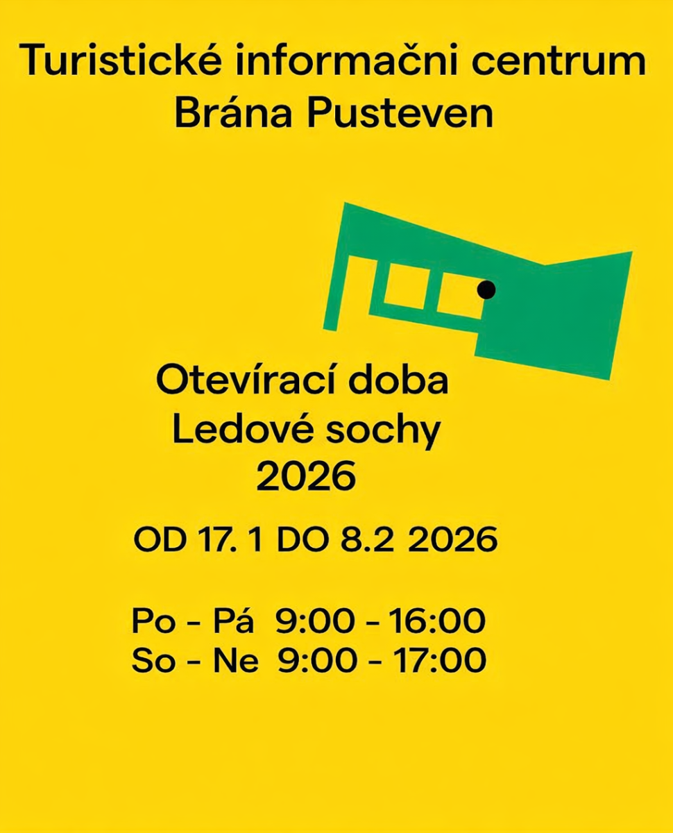 Otevírací doba Ledové sochy 2026