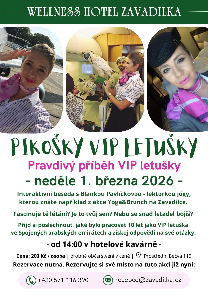 Pikošky VIP letušky